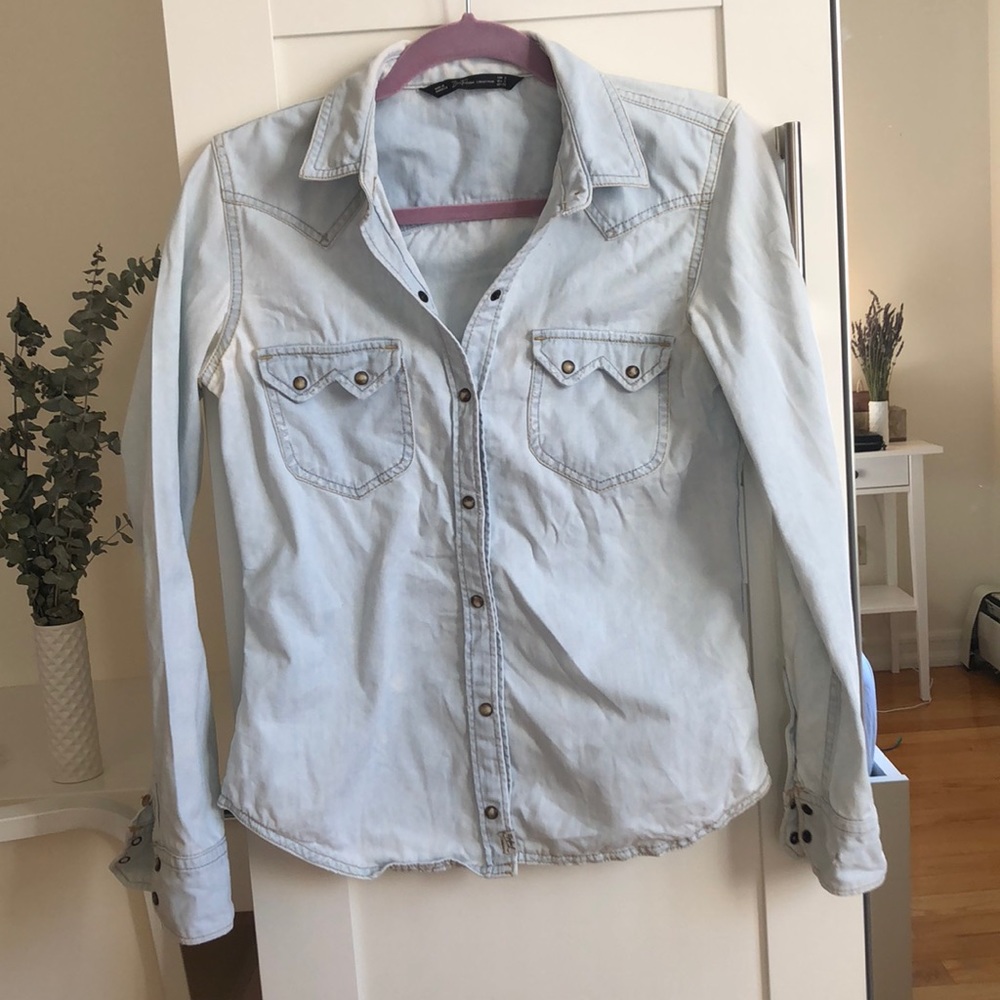 Zara Women Denim Shirt